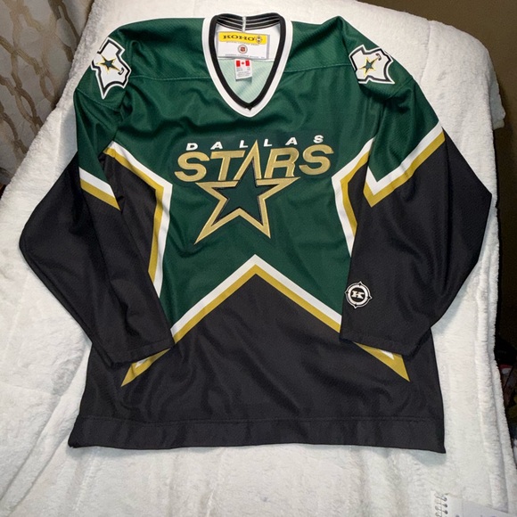 Koho Other - NWOT Vintage KOHO Official Licensed Dallas Stars Green/Black Hockey Jersey XXL